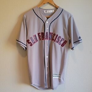 Majestic San Francisco Giants Baseball Jersey Size S